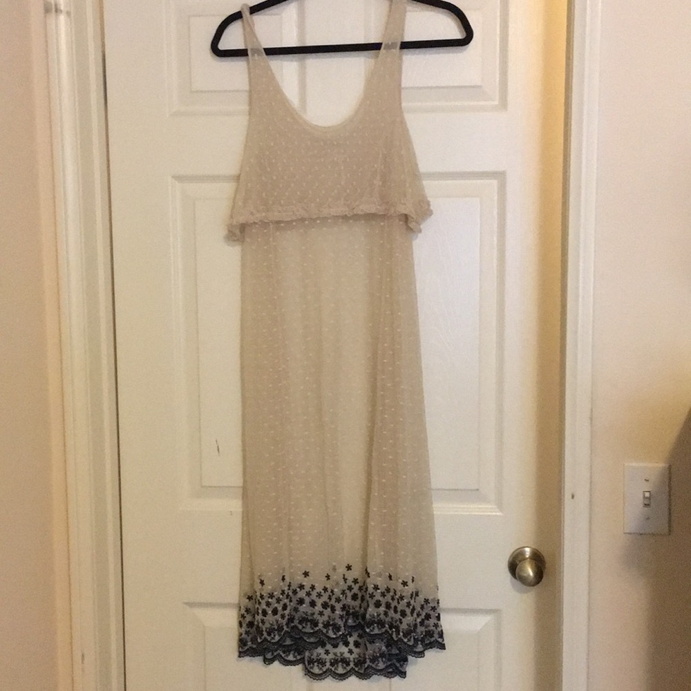 Free People midi slip dress